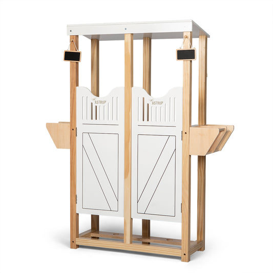 Wooden play stable for Hobby horses