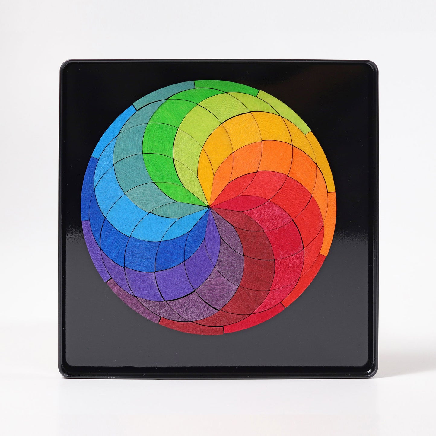 Grimm's wooden magnetic puzzle color spiral