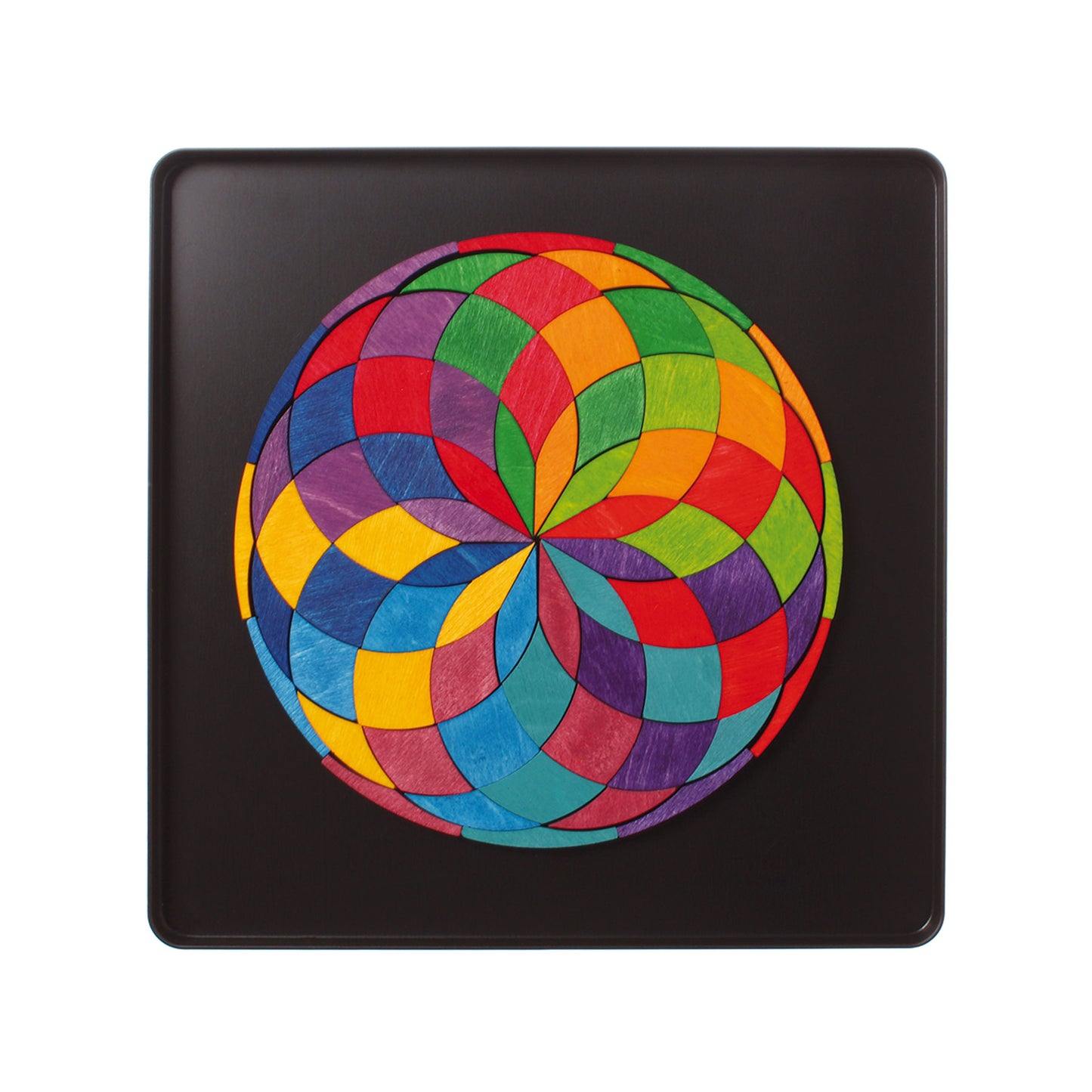 Grimm's wooden magnetic puzzle color spiral