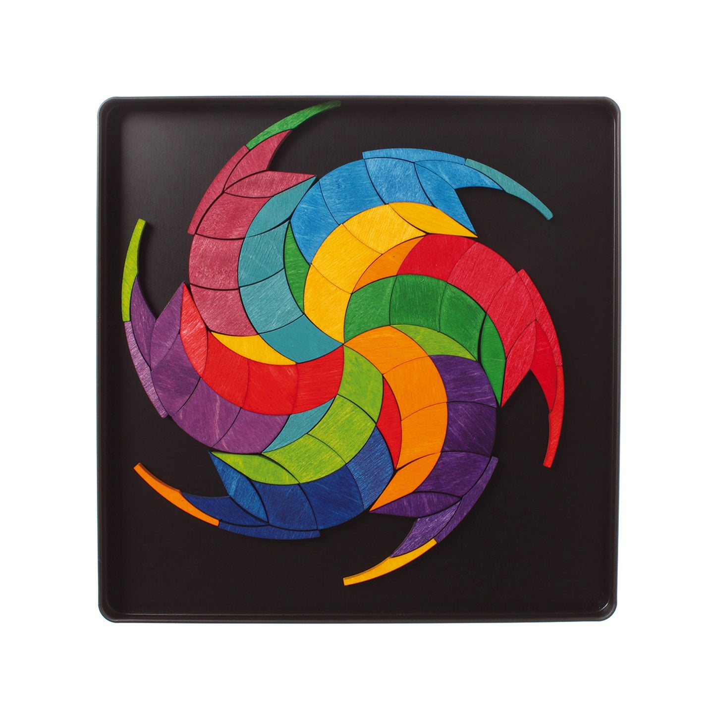 Grimm's wooden magnetic puzzle color spiral