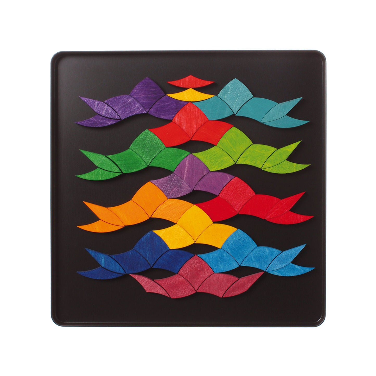 Grimm's wooden magnetic puzzle color spiral