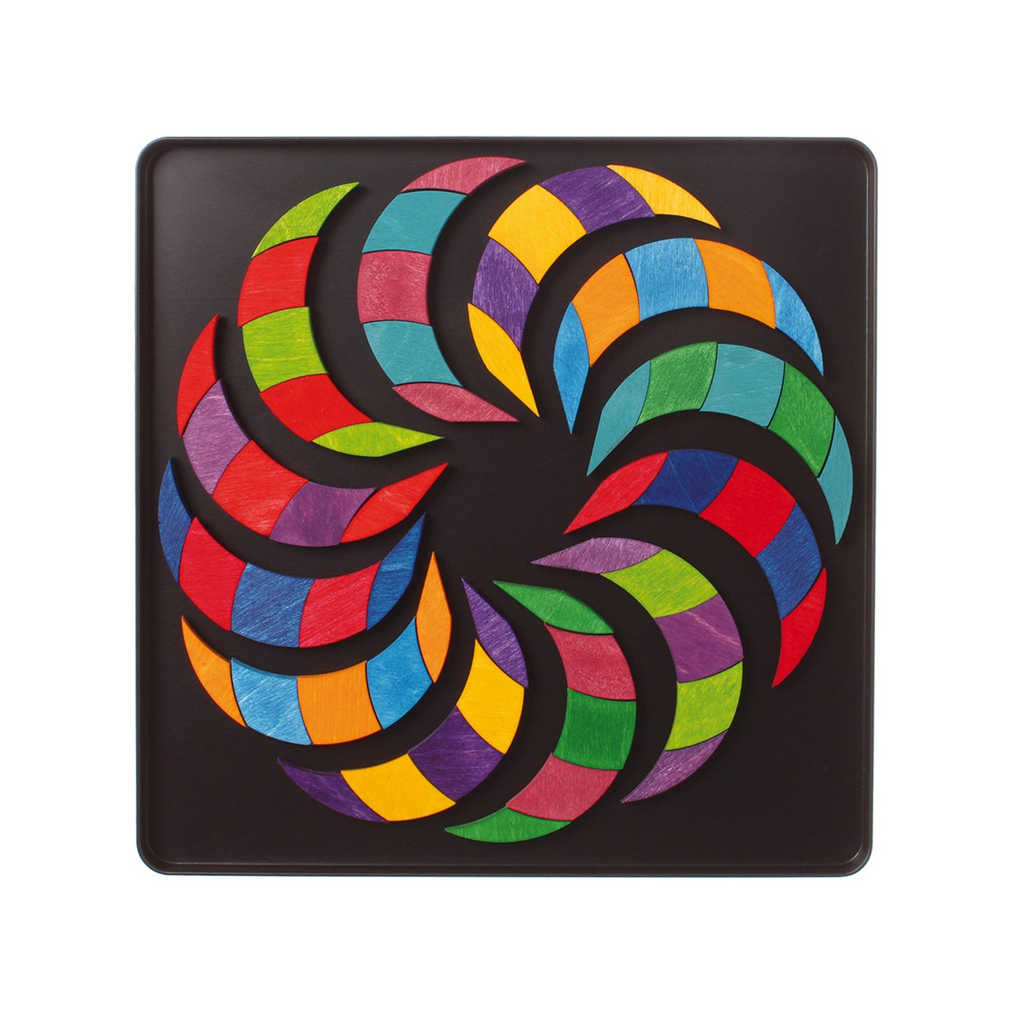 Grimm's wooden magnetic puzzle color spiral