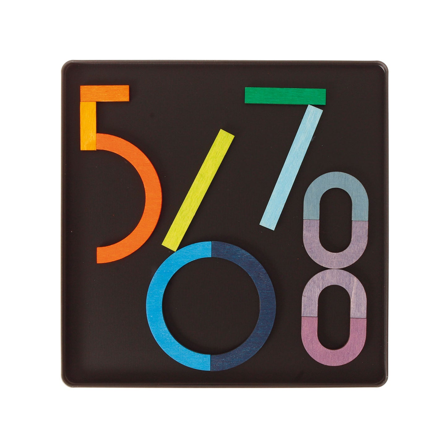 Grimm's wooden magnetic puzzle letter shapes