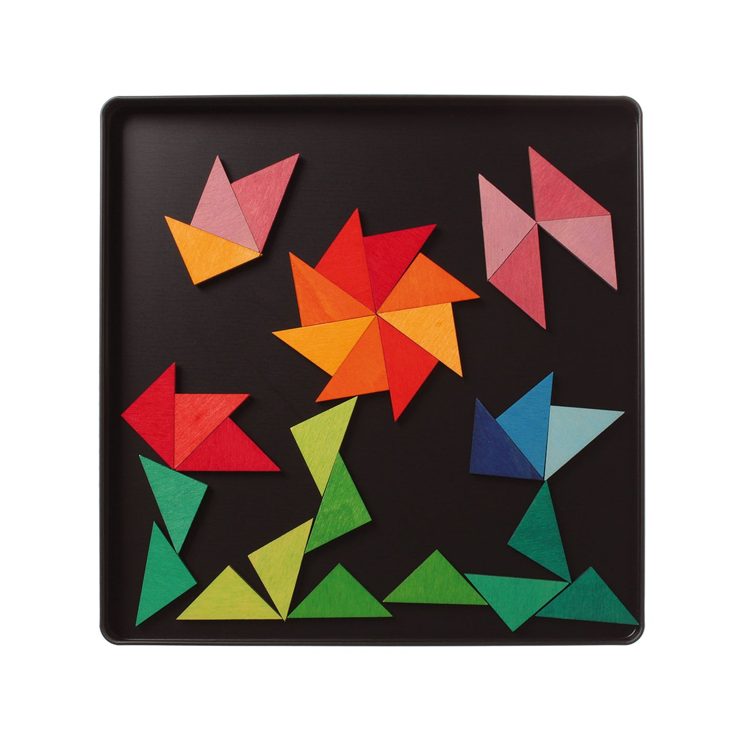 Grimm's wooden magnetic puzzle triangles