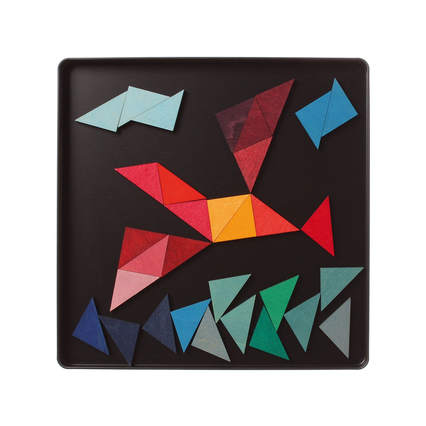 Grimm's wooden magnetic puzzle triangles