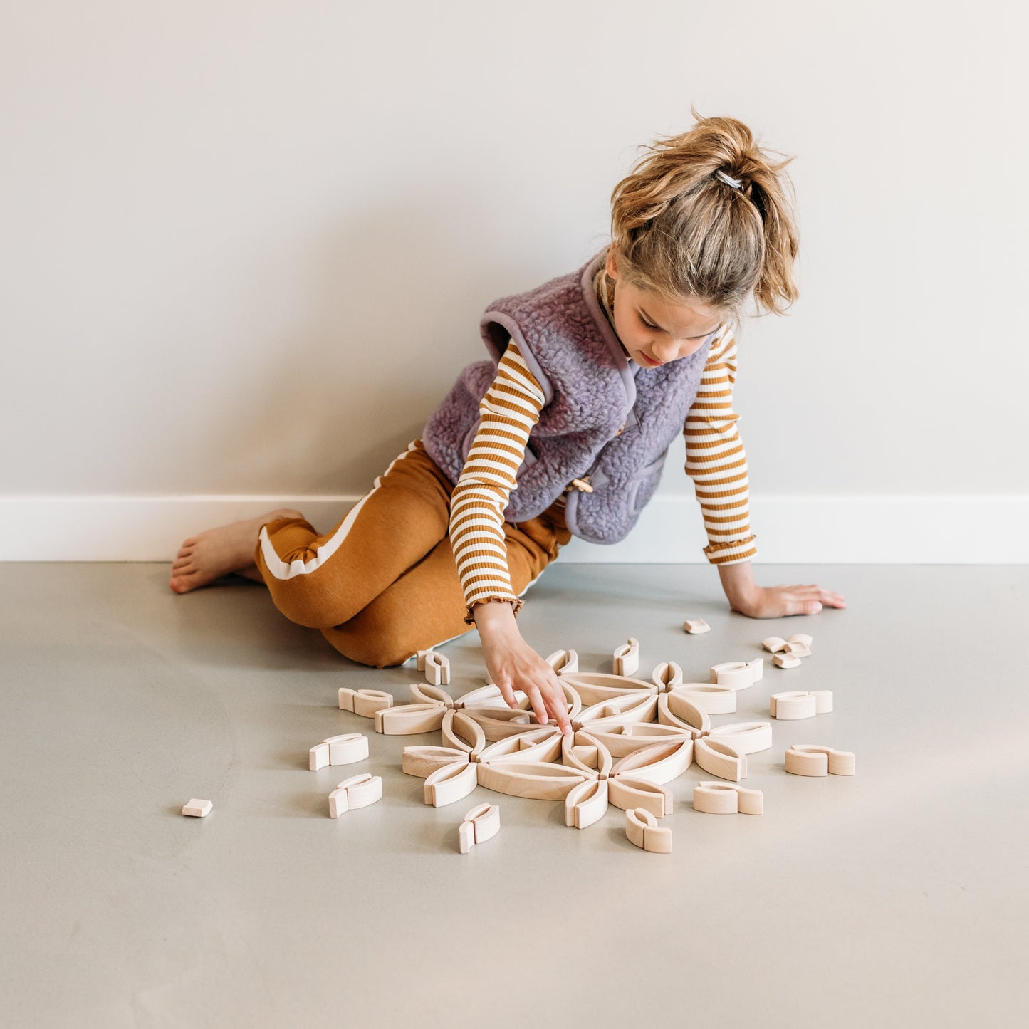 Abel wooden blocks set- Golden ratio mini 48 pieces