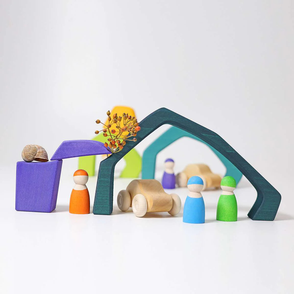 Grimm's wooden four elements set