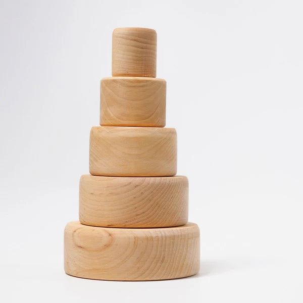 Grimm's set of bowls natural wood