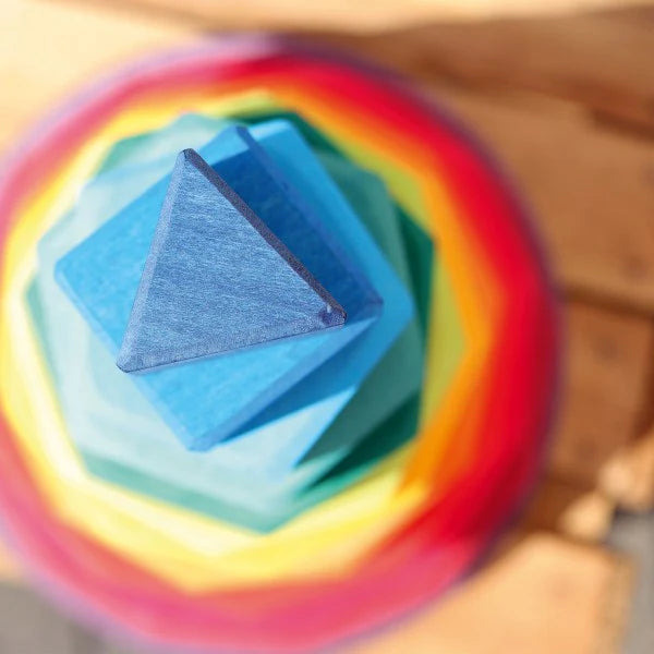 Grimm's giant geometrical stacking tower