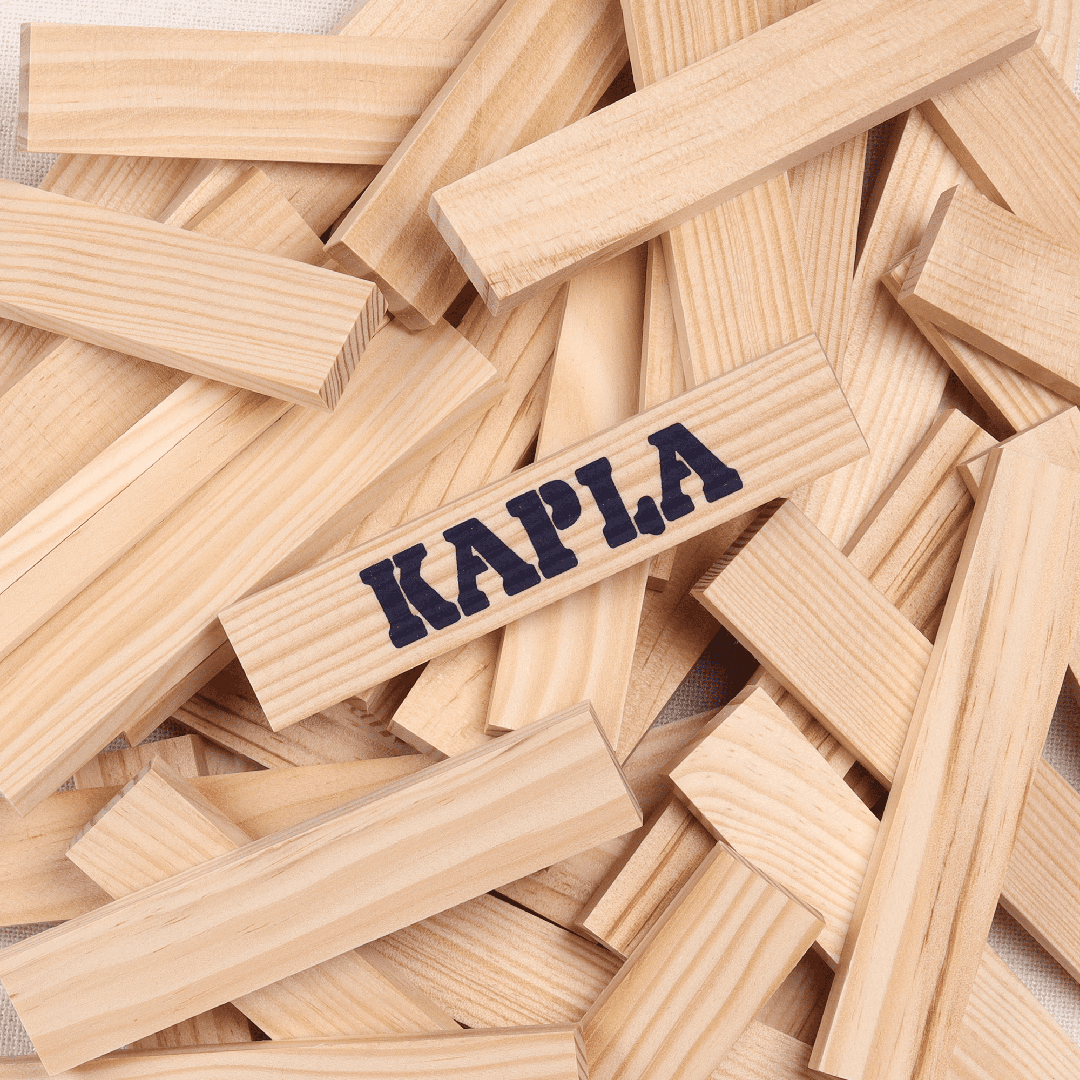 KAPLA® natural planks play set- 200 pieces
