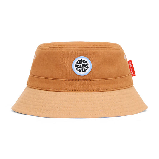 Organic cotton bucket hat-Mini Chestnut