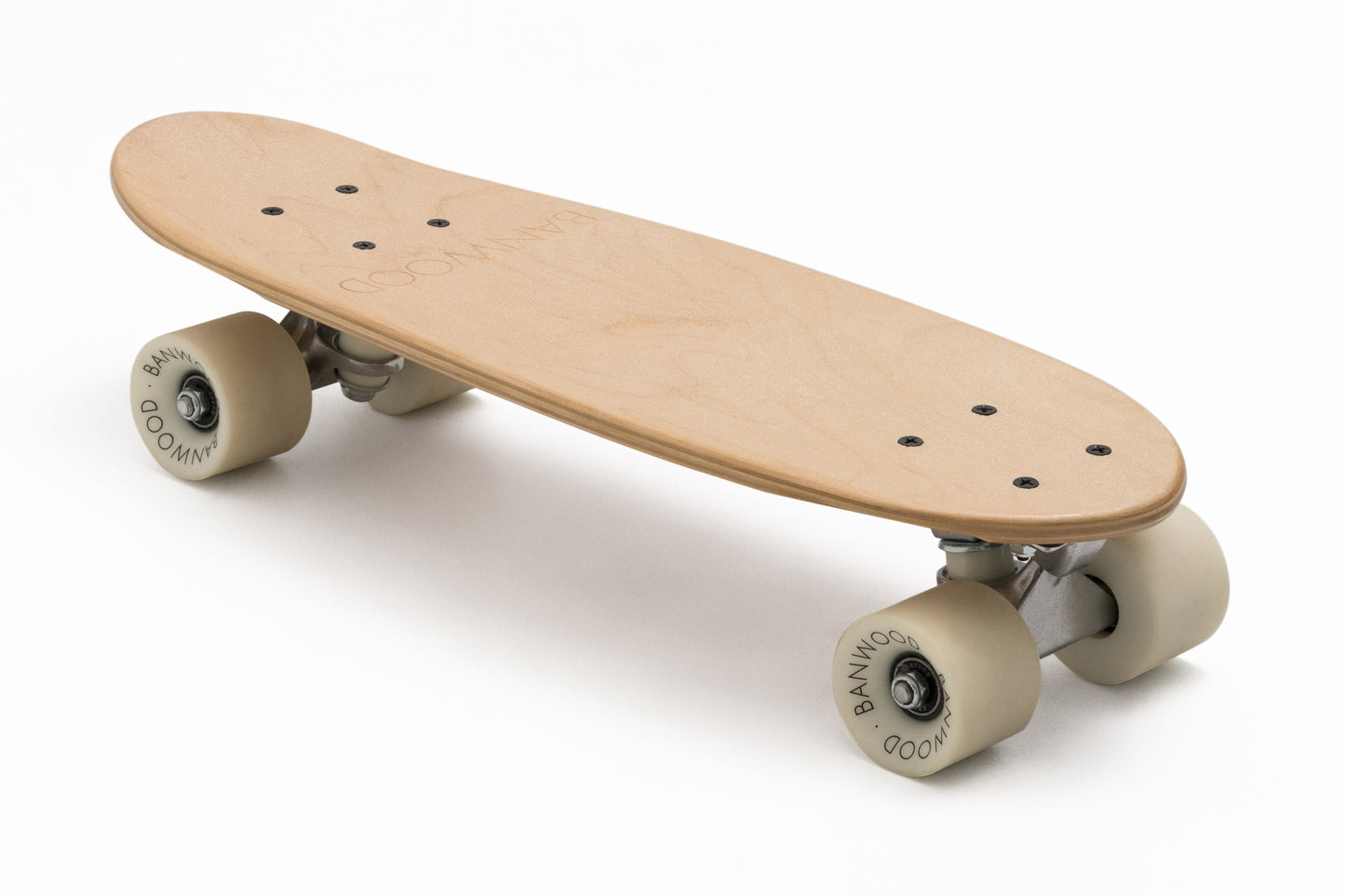 Wooden kids skateboard-Natural