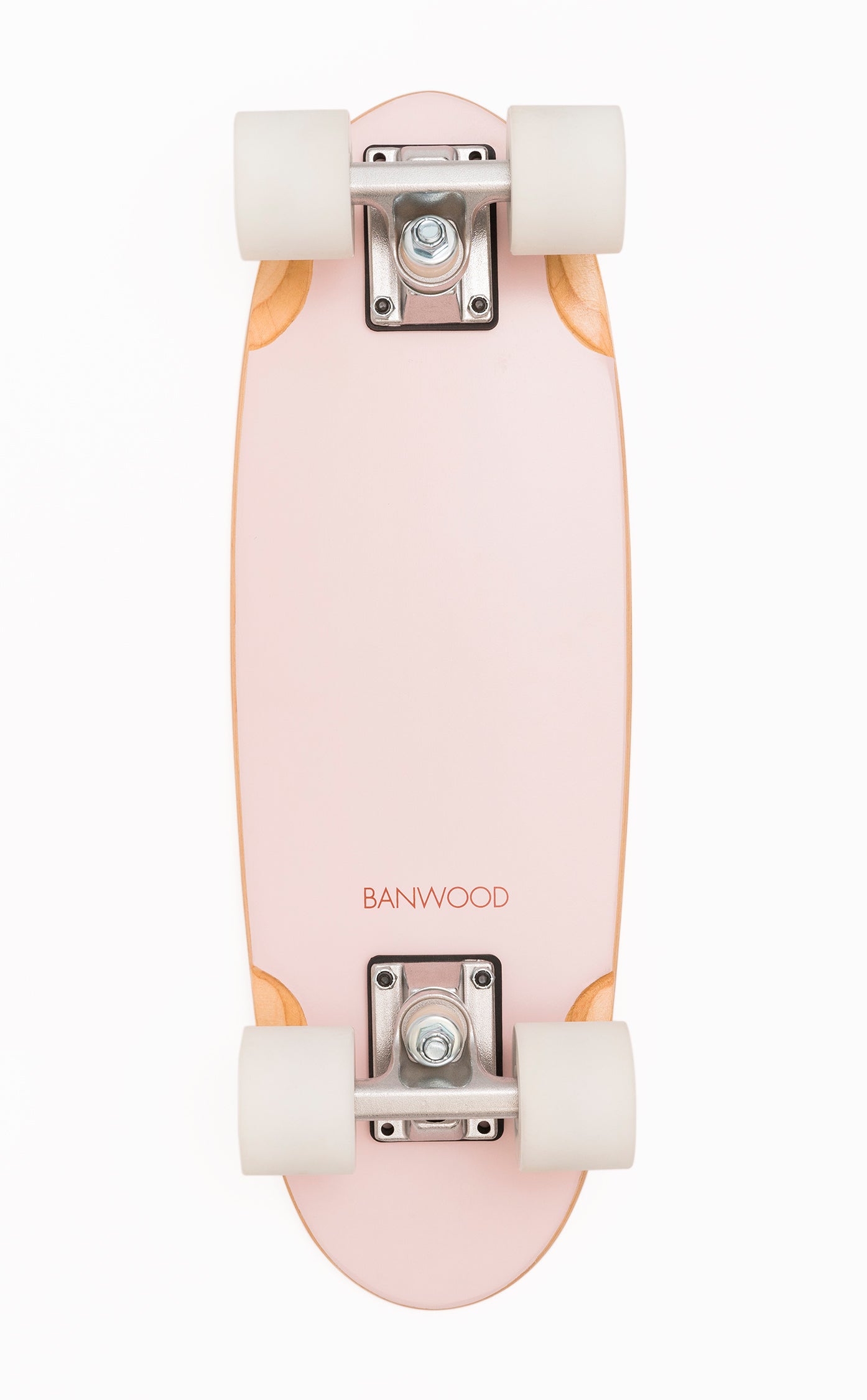 Wooden kids skateboard-Pink