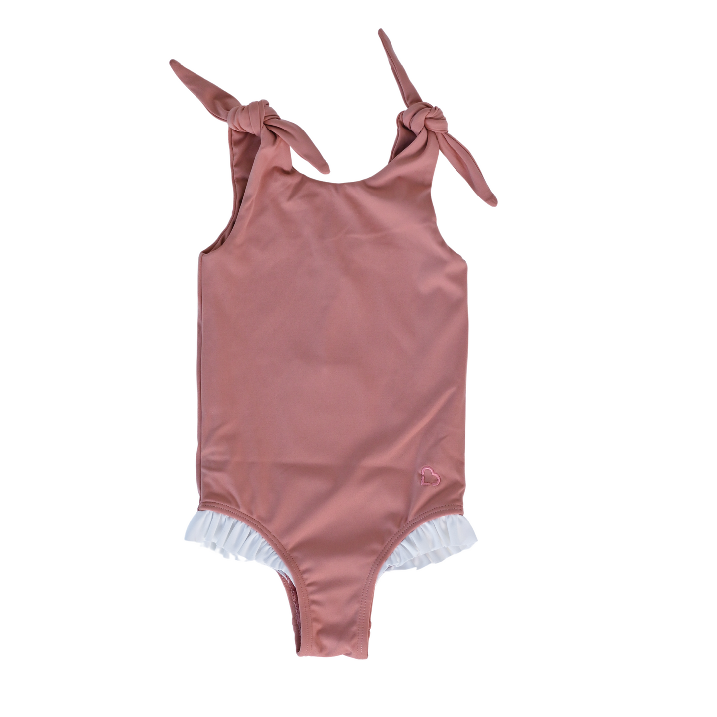 Ballerina girls swimsuit-Rosewood