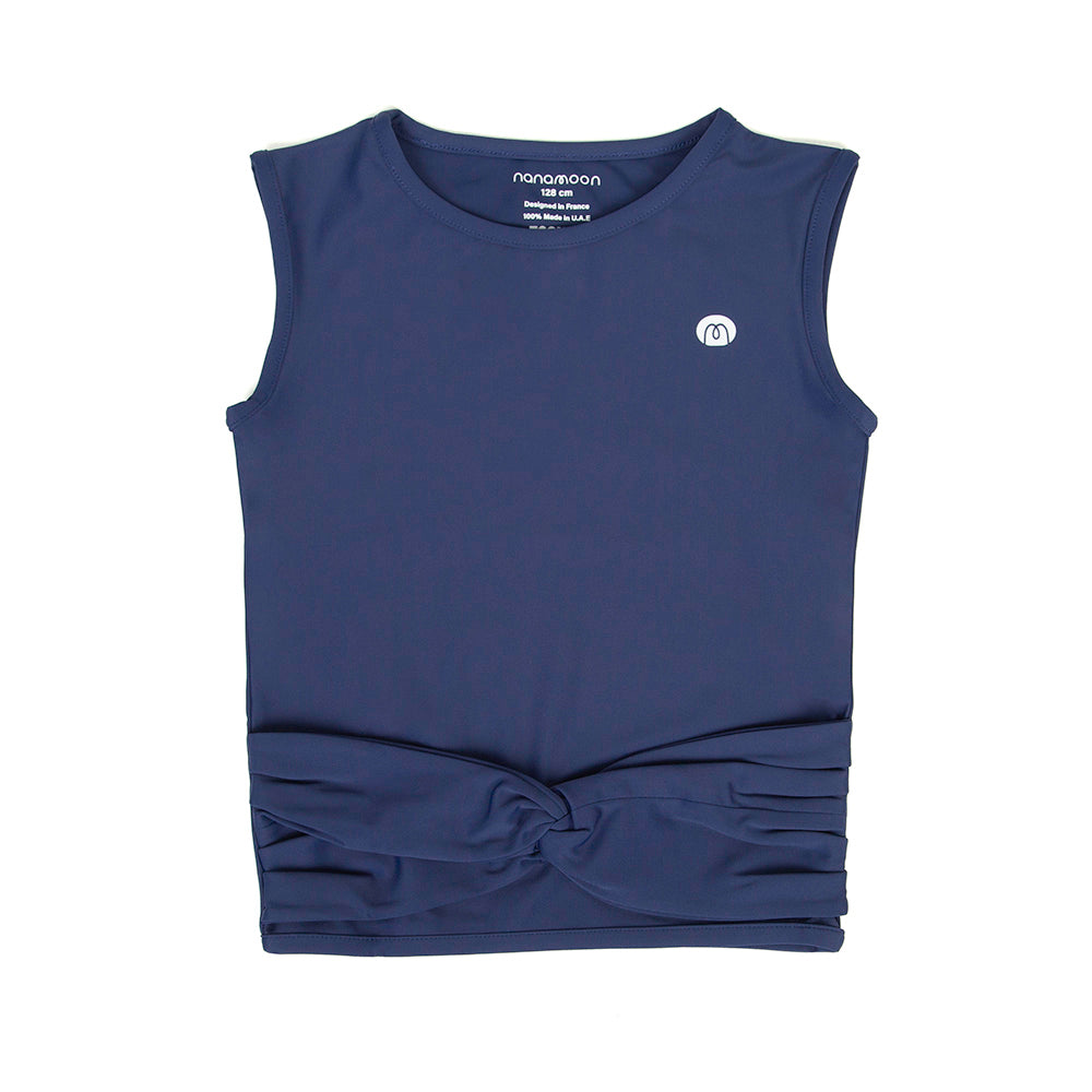 Candy sport crop top- Bold Blueberry