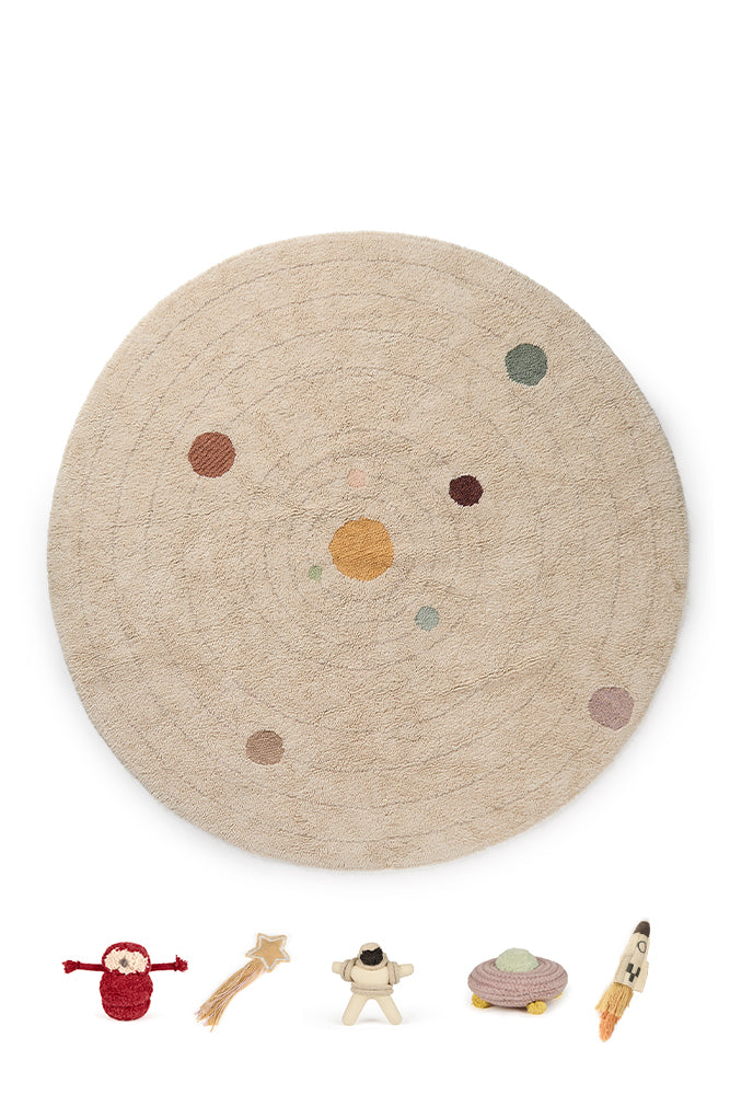 Washable Play Rug Solar System