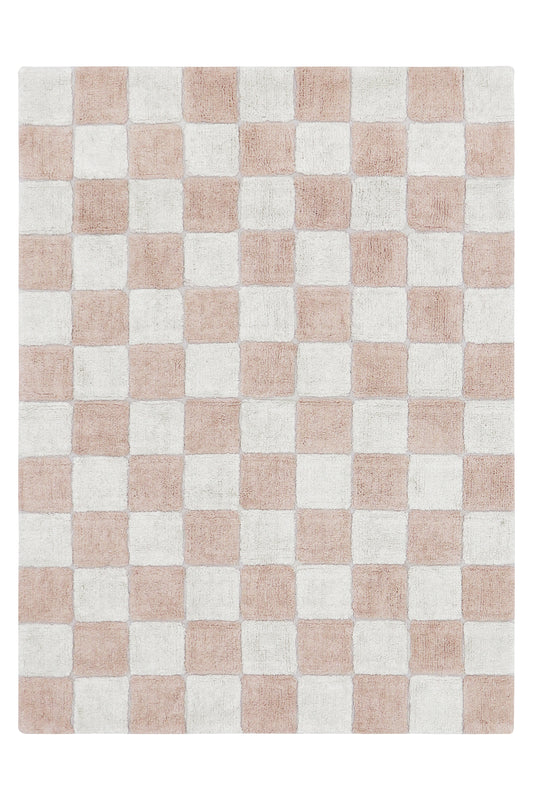 Washable rug-Kitchen tiles rose
