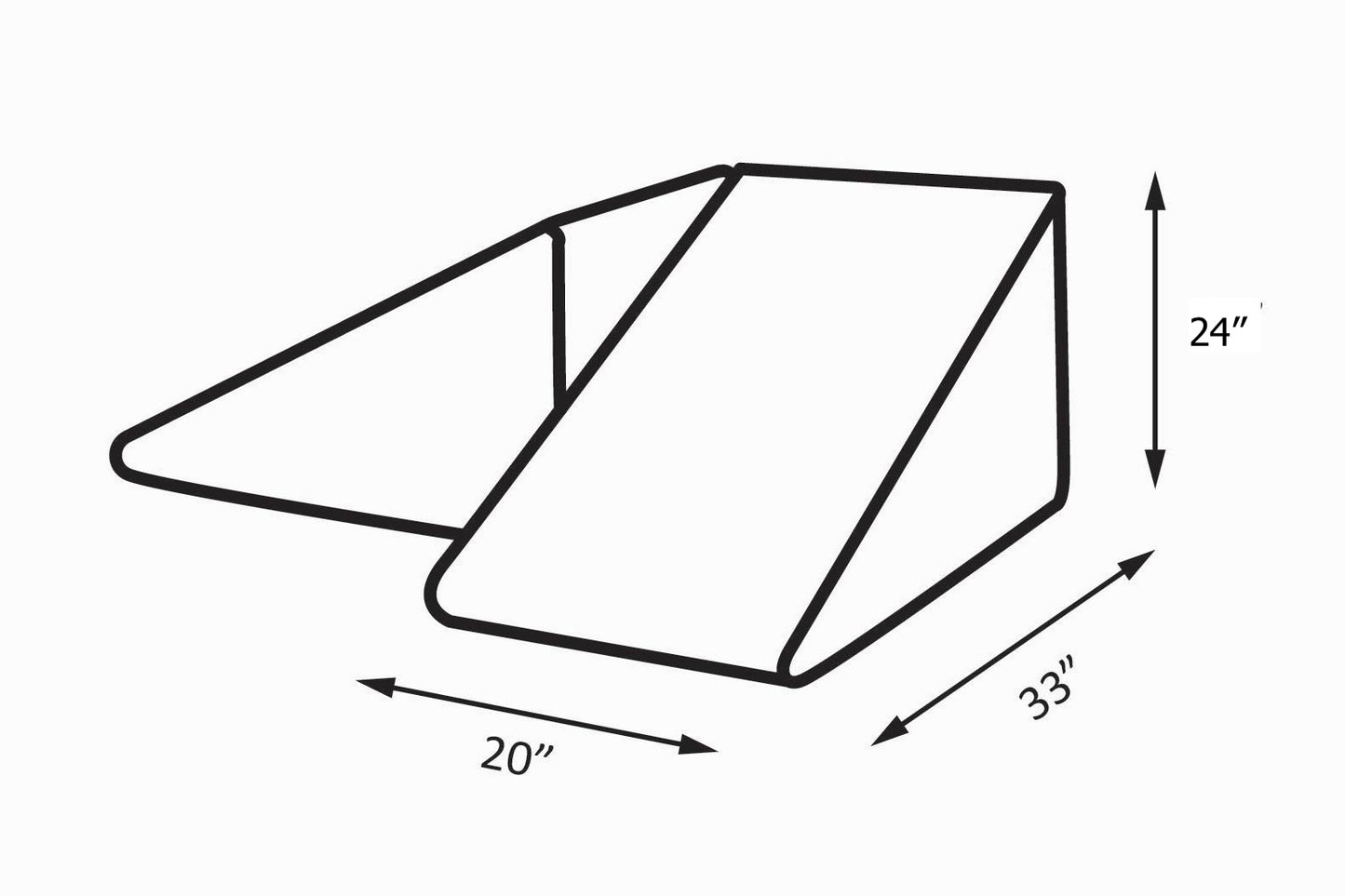 Climbing slides for play sofa- 7 colours available