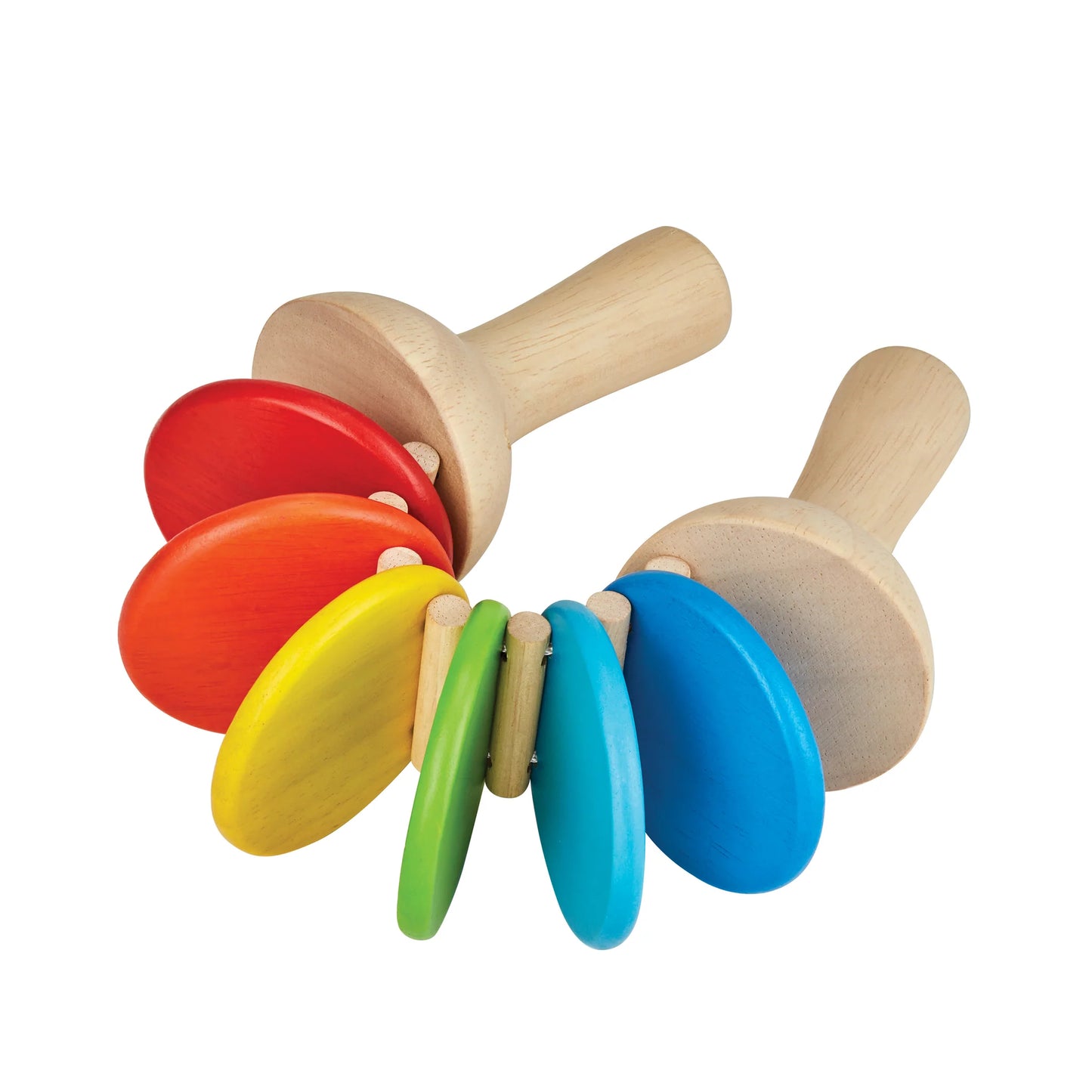 Wooden clatter musical toy