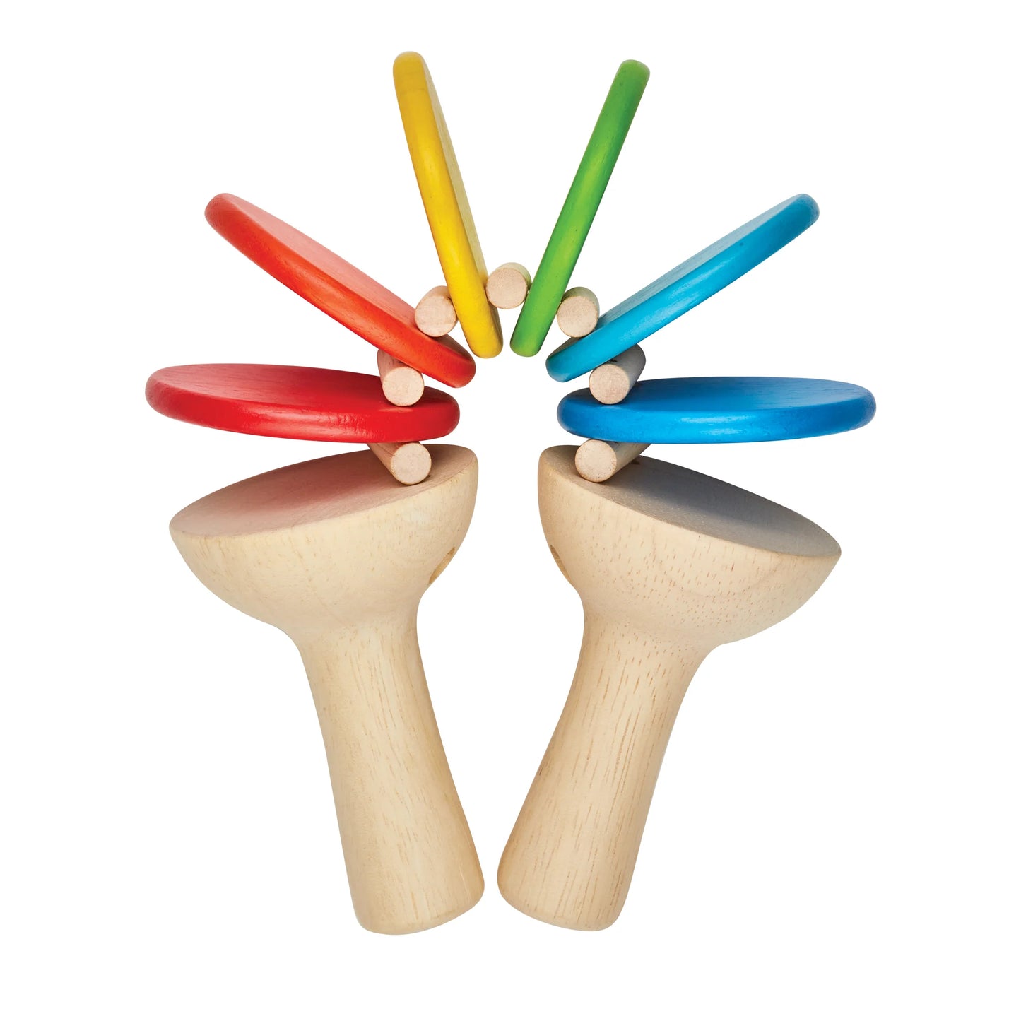 Wooden clatter musical toy