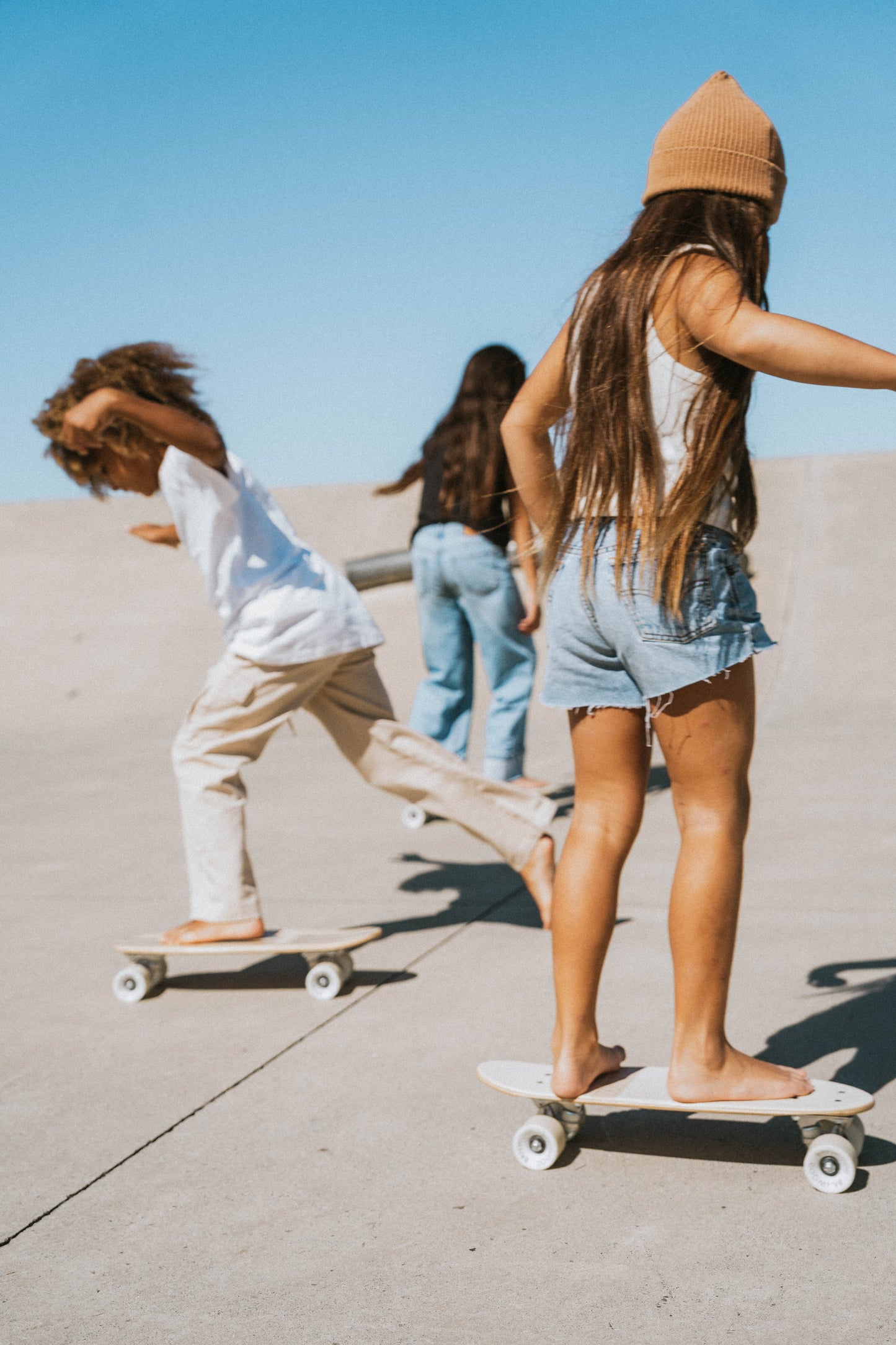 Wooden kids skateboard-Pink