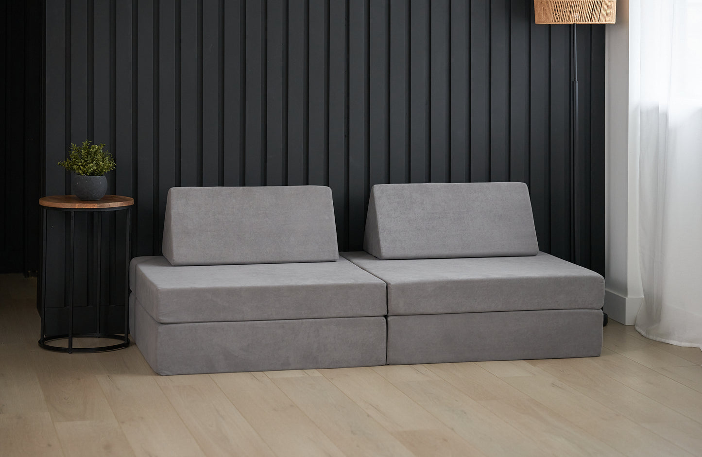 Kiddie couch play sofa for kids- Koala Grey