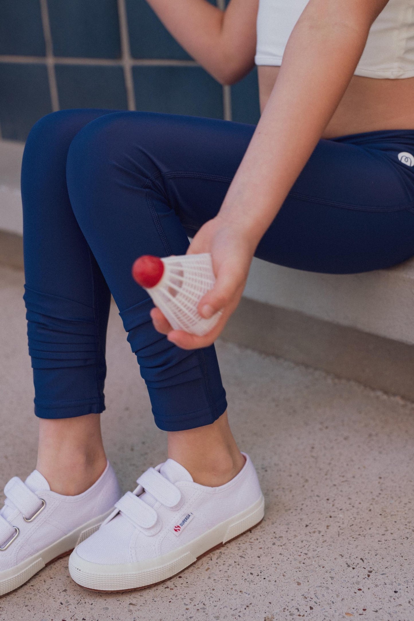 Candy sport leggings- Bold Blueberry
