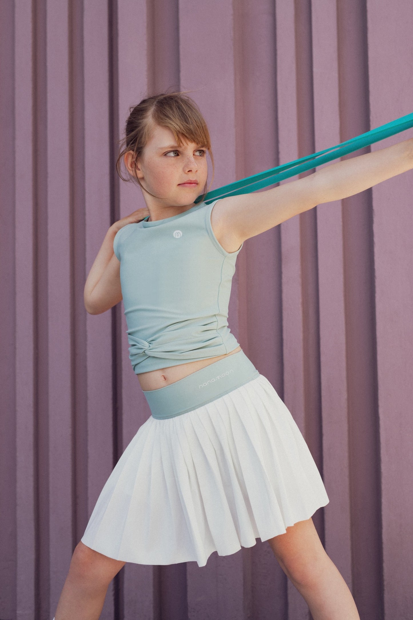 Candy sport crop top- Green Haze