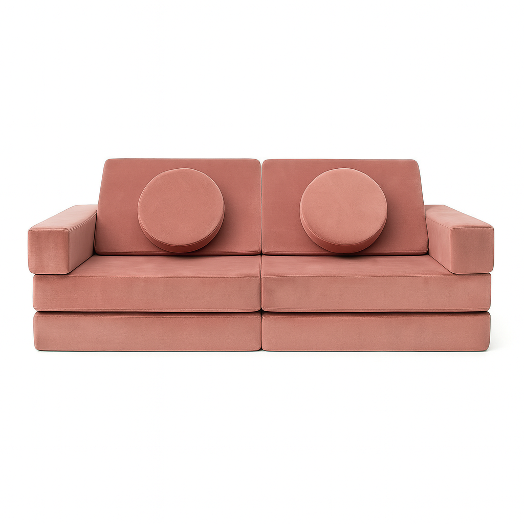 Play sofa circle bundle-Dusty Rose