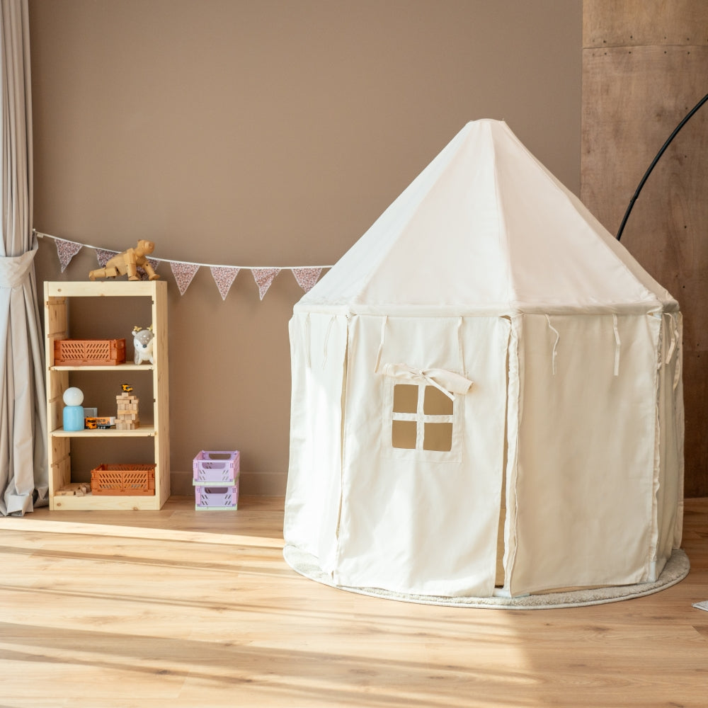 Pretend play cotton tent- Off white