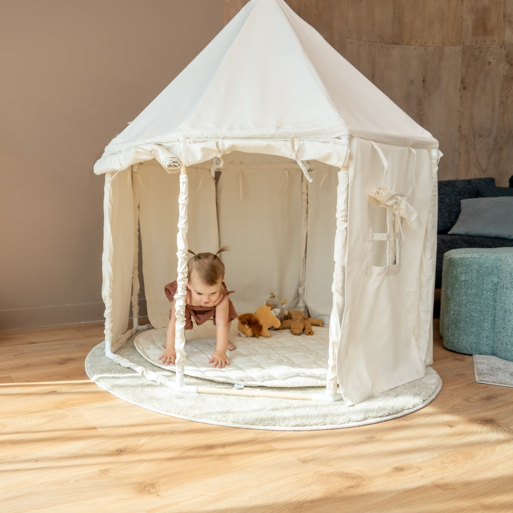 Pretend play cotton tent- Off white