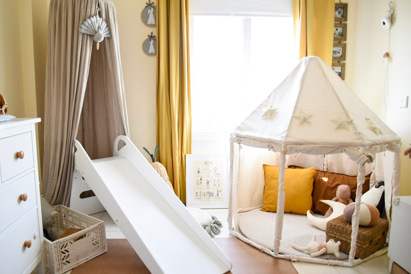 Pretend play cotton tent- Off white