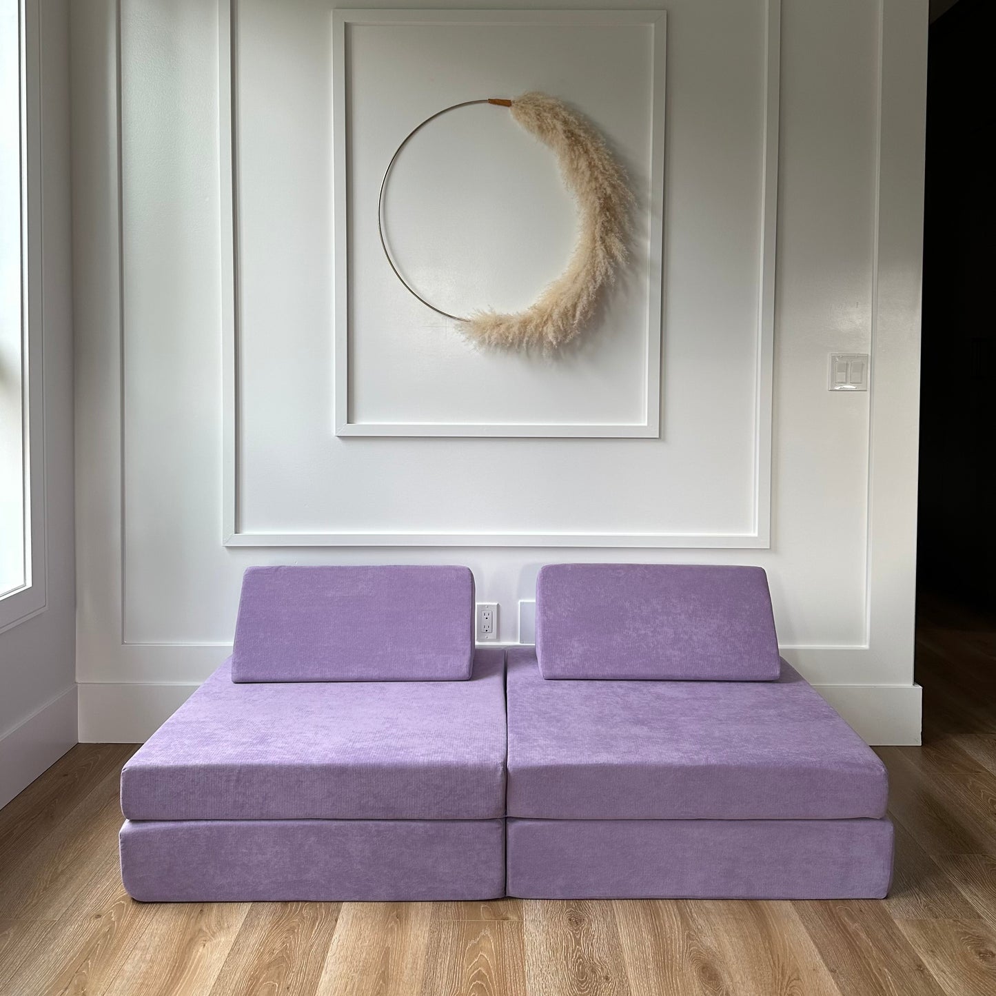 Kiddie couch play sofa for kids- Orchid Purple