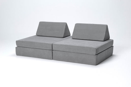 Kiddie couch play sofa for kids- Koala Grey