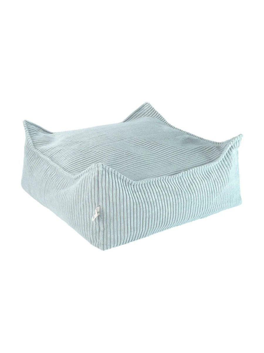 Wigiwama corduroy square ottoman- Peppermint Green (pre-order)