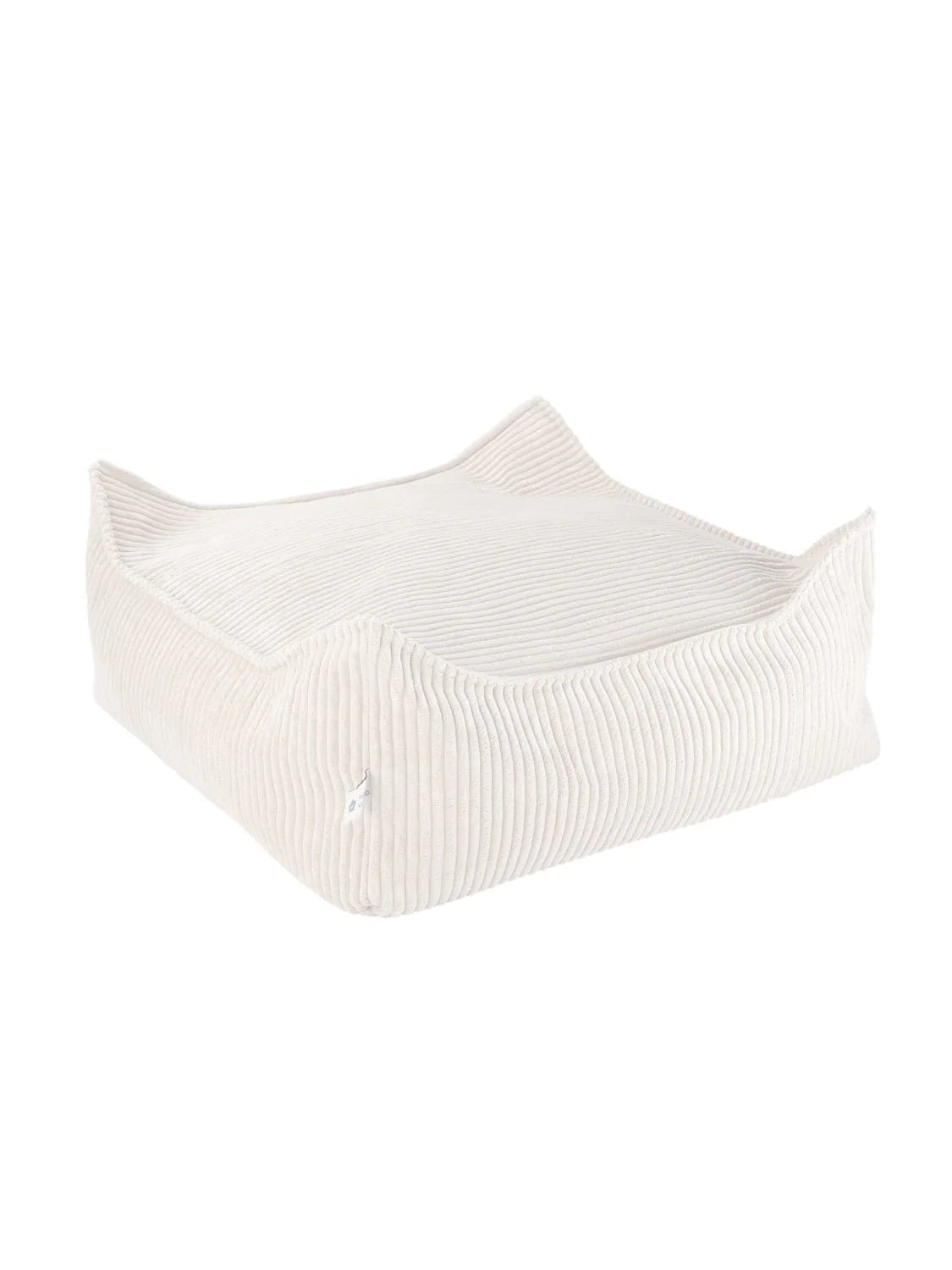 Wigiwama corduroy square ottoman- Marshmallow (pre-order)