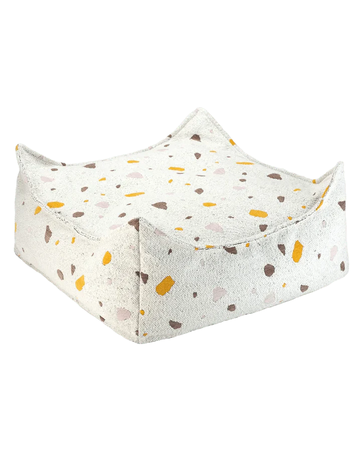 Wigiwama square ottoman- Terrazzo Marble (pre-order)