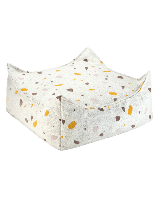 Wigiwama square ottoman- Terrazzo Marble (pre-order)
