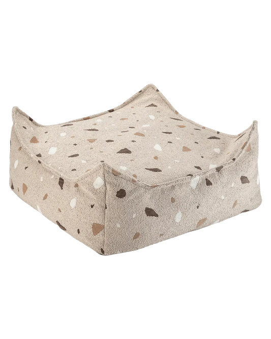 Wigiwama square ottoman- Terrazzo Sand (pre-order)