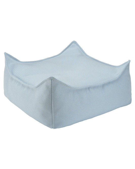 Wigiwama outdoor square ottoman- Azure (pre-order)