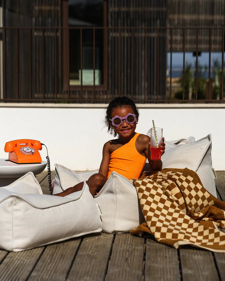 Wigiwama outdoor square ottoman- Terra (pre-order)