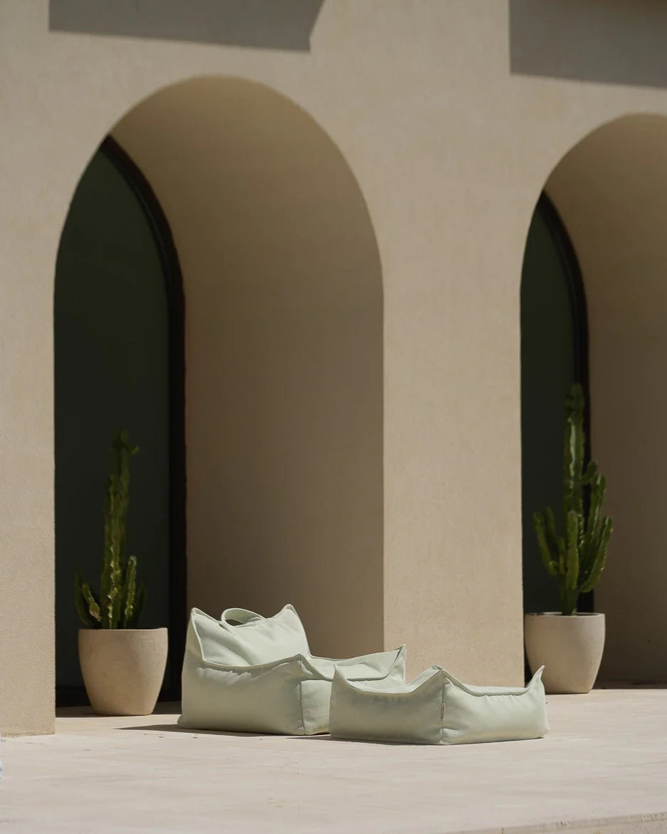Wigiwama outdoor square ottoman- Herba (pre-order)