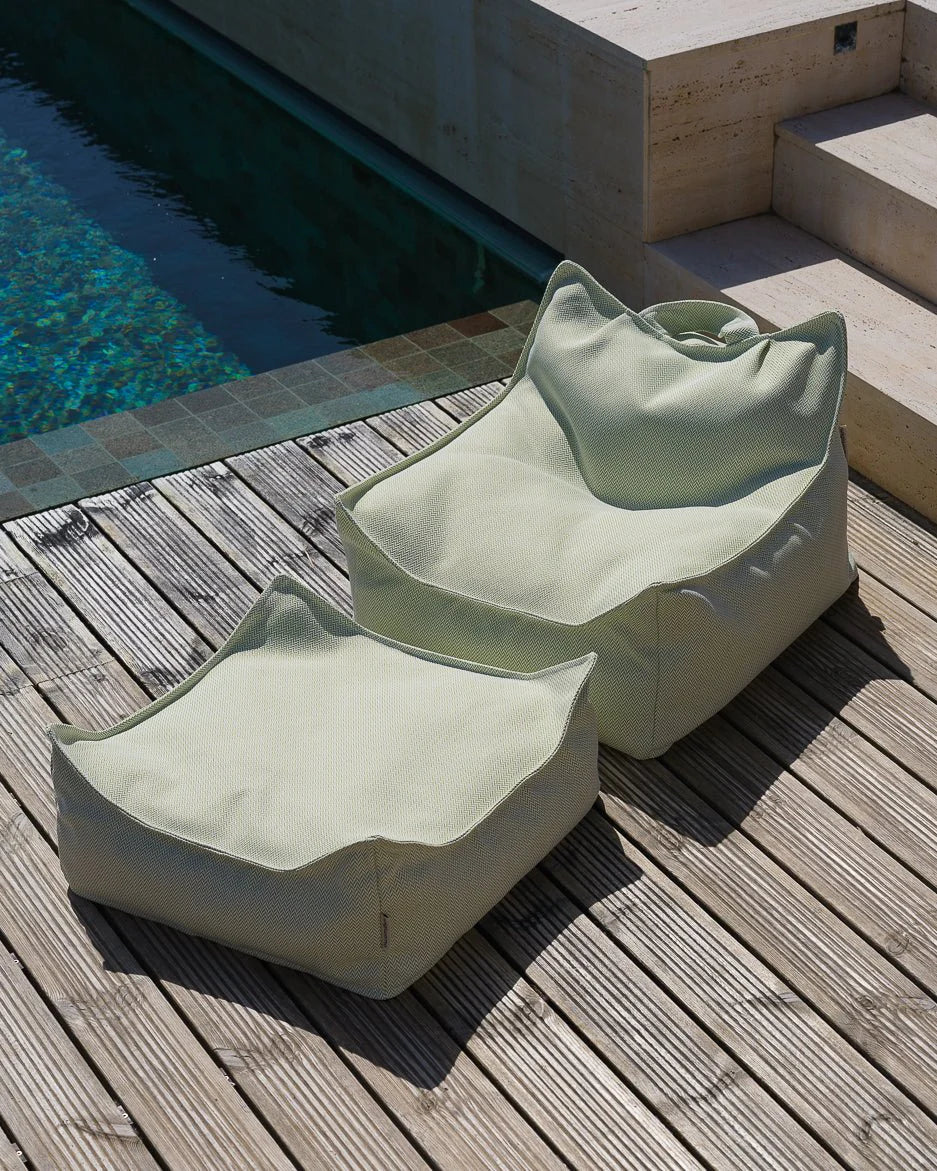 Wigiwama outdoor square ottoman- Herba (pre-order)