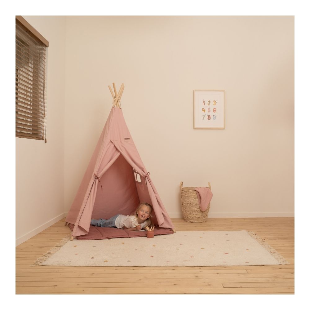 Teepee kids cotton tent-Pink