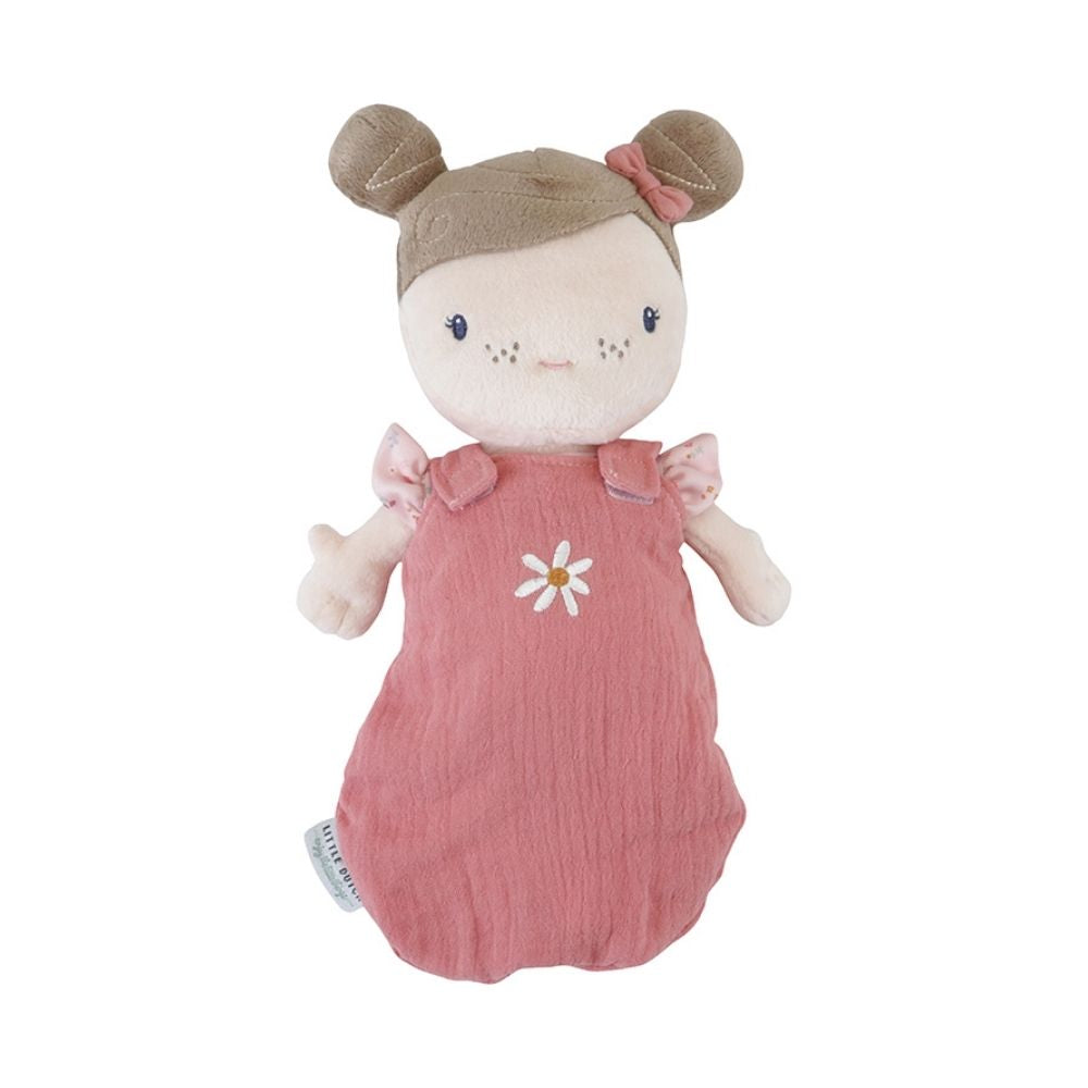 Soft fabric baby doll playset- Pink flowers