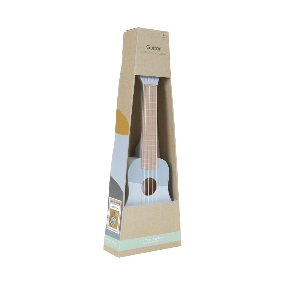 Wooden kids guitar-Blue