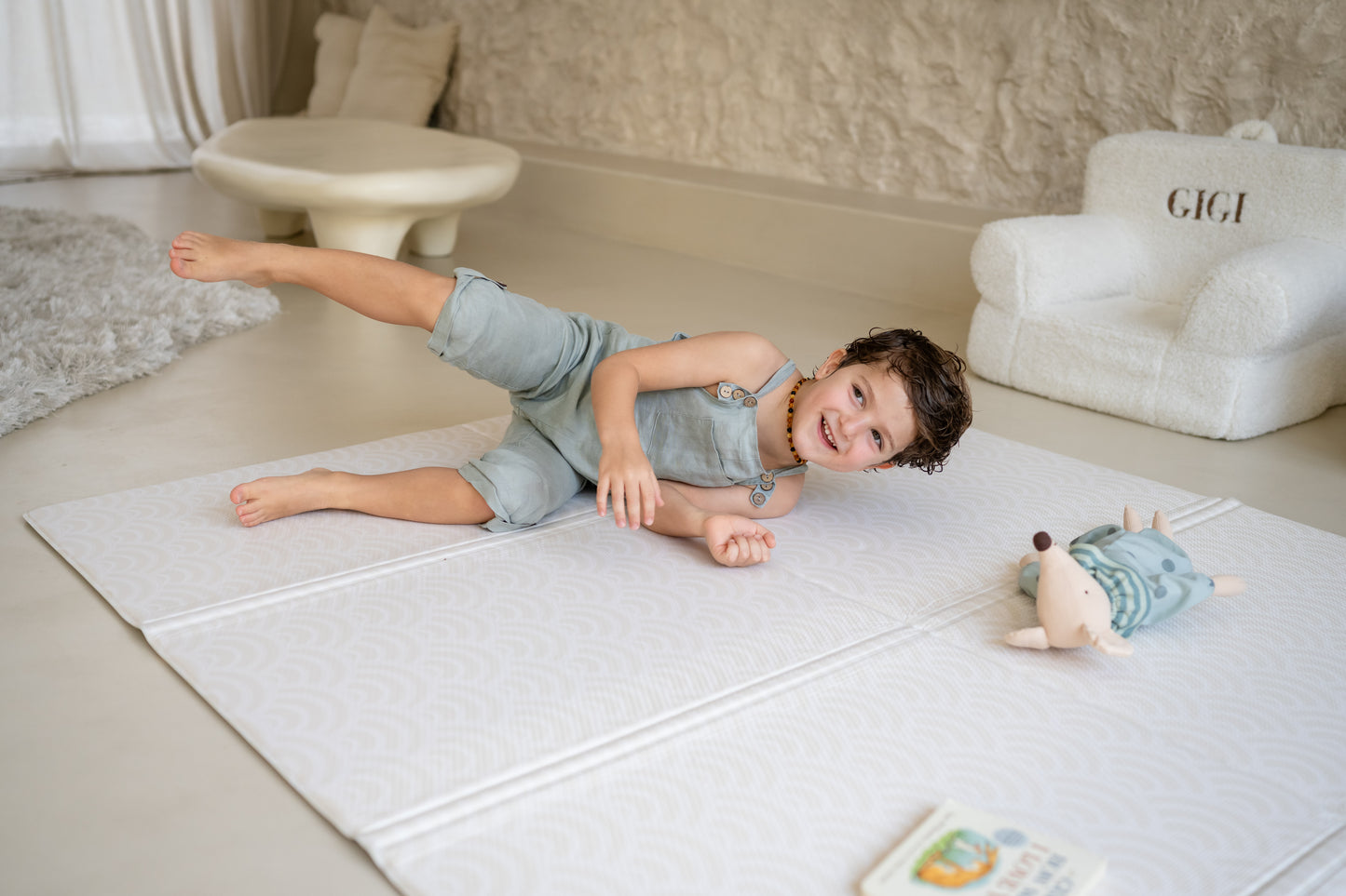 Foldable kids playmat- Precious Pearl