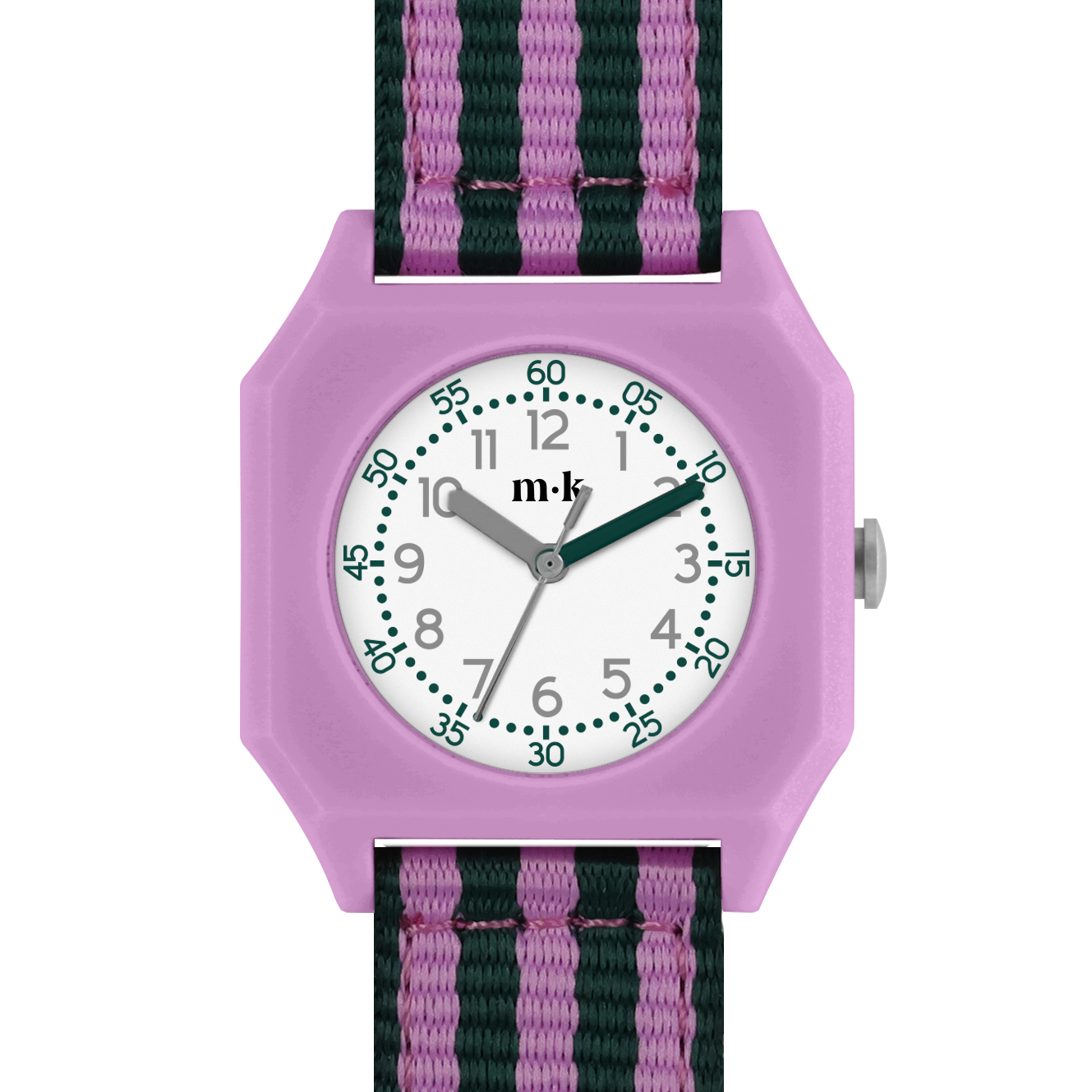 Mini Kyomo purple & green eco friendly kids watch- Lavender Field