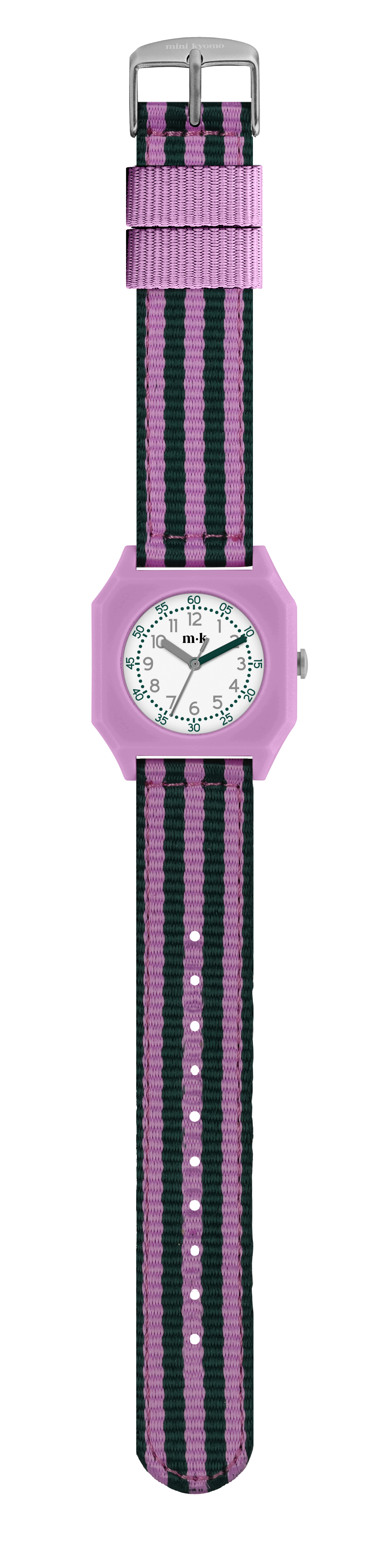 Mini Kyomo purple & green eco friendly kids watch- Lavender Field