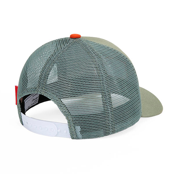 Organic cotton kids cap- Mini Olive